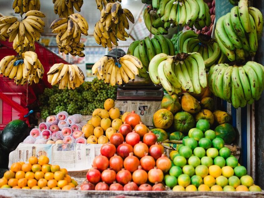 FRUIT STAND VEGETARIAN TRAVEL