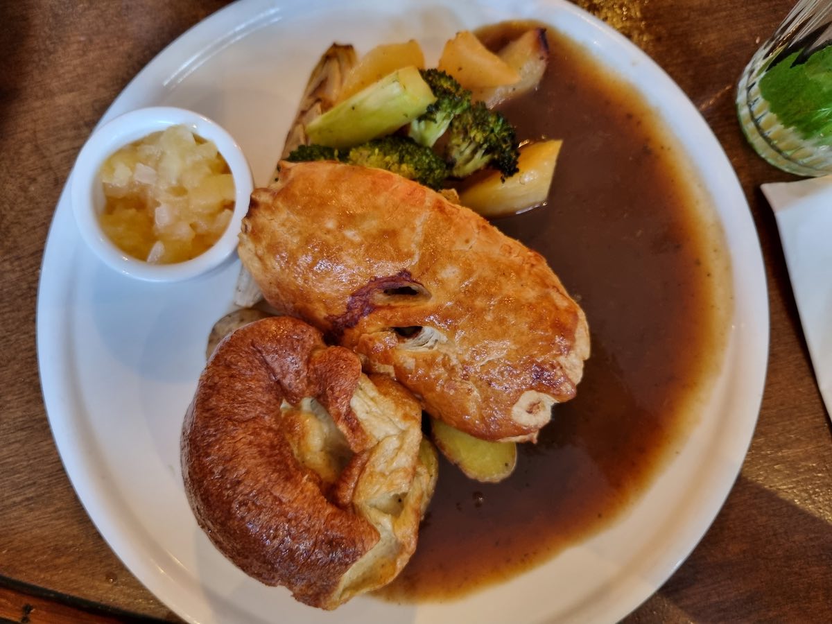 The vegetarian sunday roast at the cottage in Amsterdam