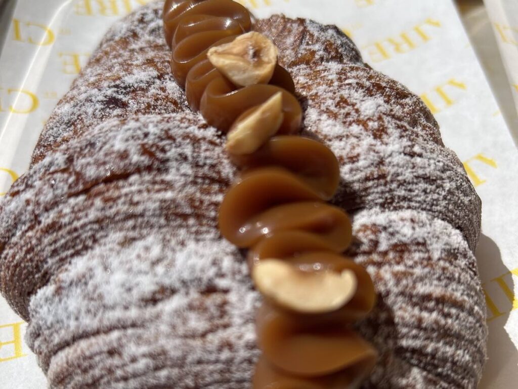 The caramel croissant at Et Claire Bakeries in Amsterdam